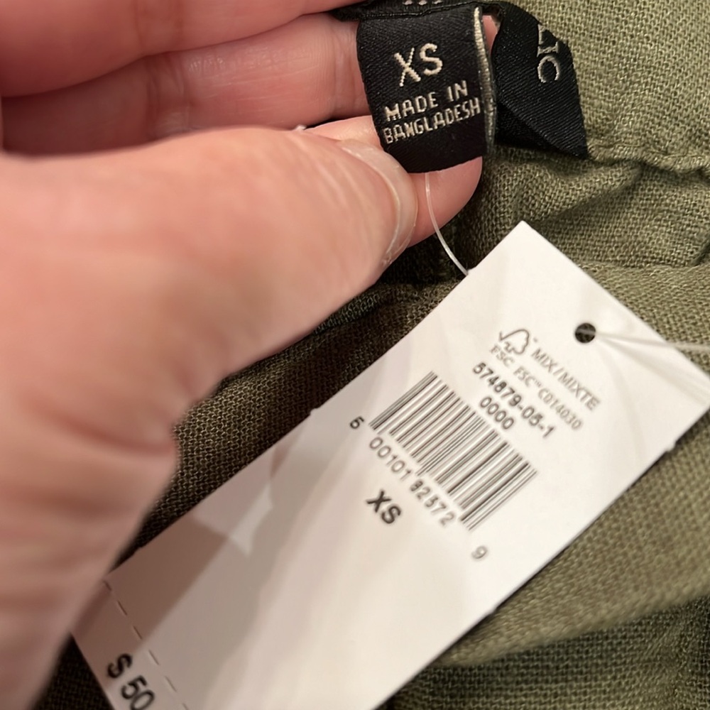 Banana Republic Desert Thyme Linen-Blend Easy Short/NWT/Various sizes - Picture 12 of 16